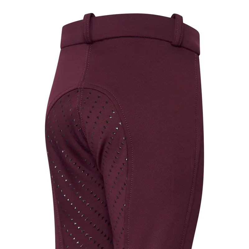 Easy Rider Joy Full Grip Junior Winter Breeches - Black Rose-2